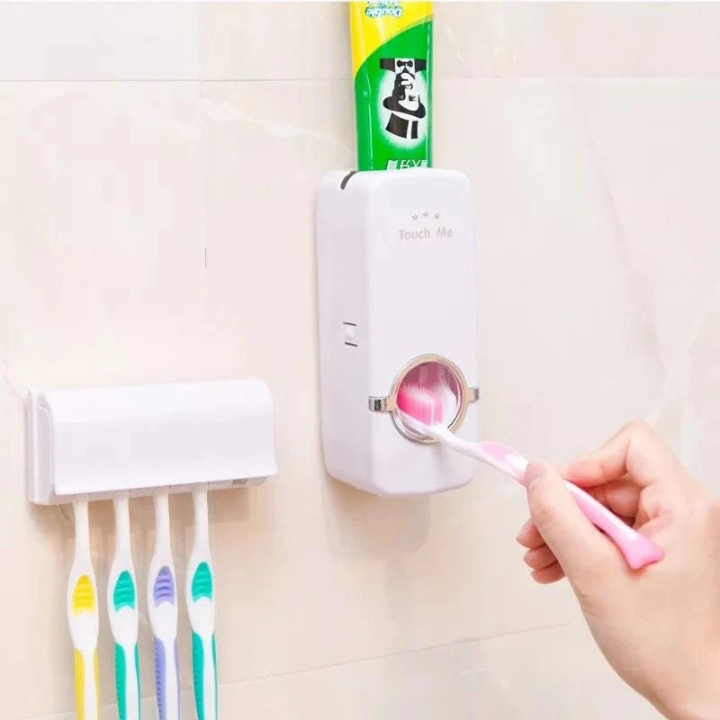 Dispensador de Creme Dental Porta Escovas