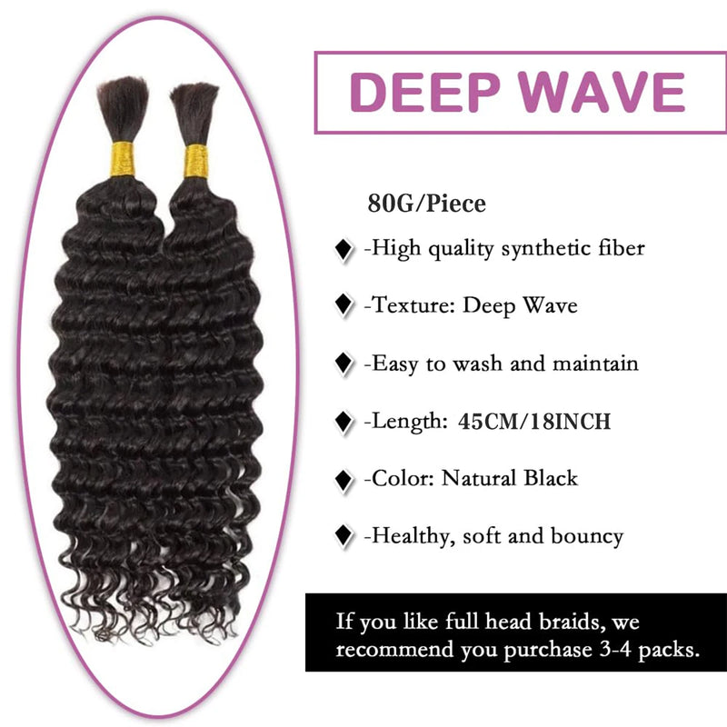 Cabelo Deep Wave para Tranças